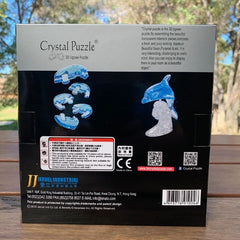 Crystal Puzzle Blue Dolphin
