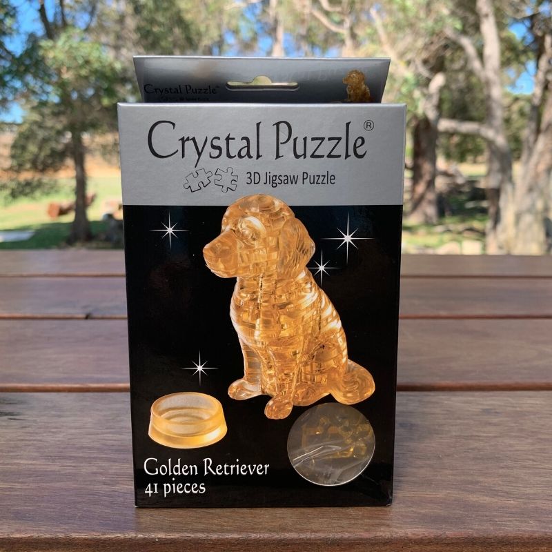 Crystal Puzzle Golden Retriever