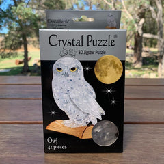 Crystal Puzzle Owl