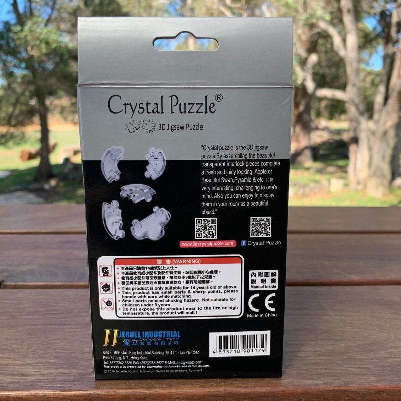 Crystal Puzzle Clear Skull