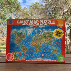 Giant Map Puzzle Around the World