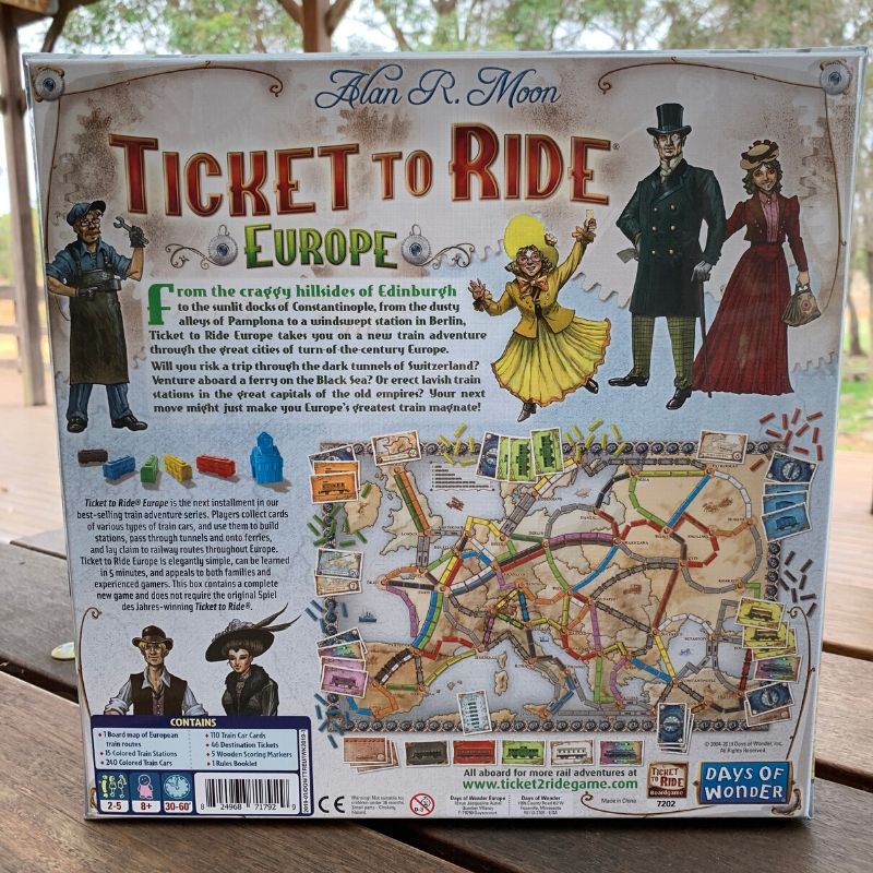 Ticket To Ride Europe – Yallingup Maze